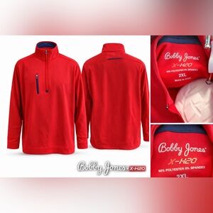 Bobby Jones Vibrant Red Pullover